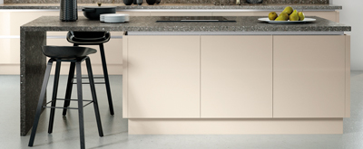 A push to open handleless kitchen