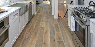 Kitchen flooring options available at Bookham showroom Surrey