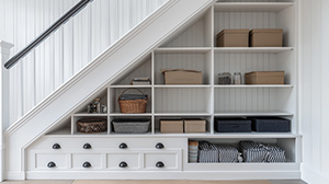 Stairs with built in storage