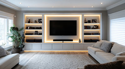 custom tv unit